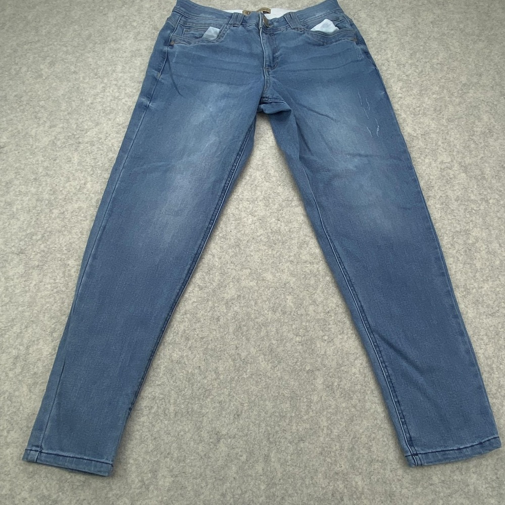 Democracy Ab Technology Jeans Womens 8 Blue Mid Rise Skinny Stretch B1304N3XHXX
